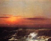 Sunset at Sea - 马丁·约翰逊·赫德